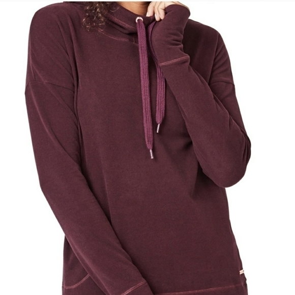 Sweaty Betty Fleece Luxe Invigorate Hoodie Funnel Neck Size Small - Picture 4 of 16